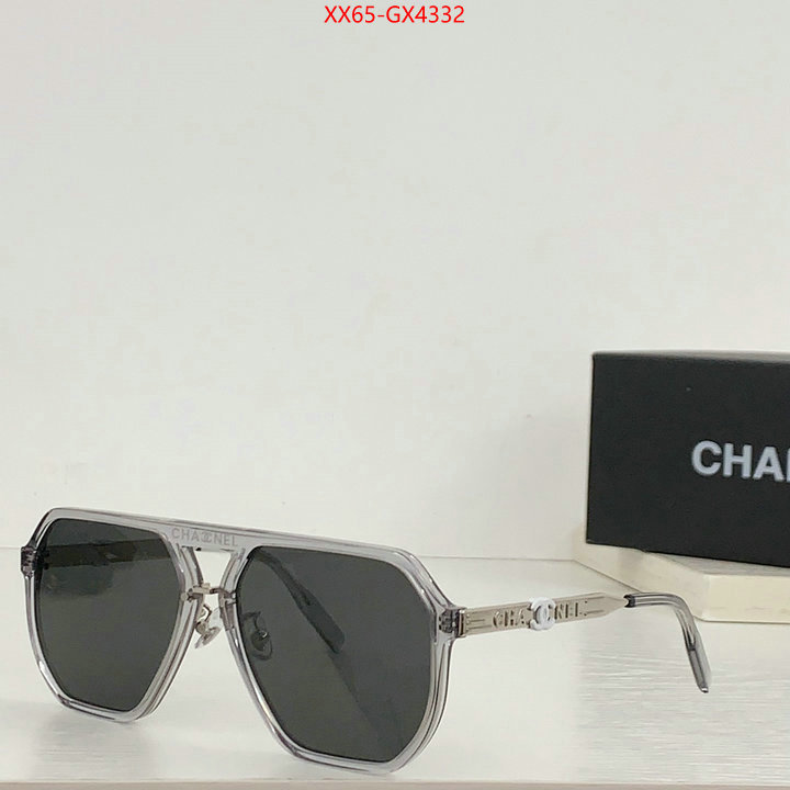 Glasses-Chanel wholesale replica shop ID: GX4332 $: 65USD