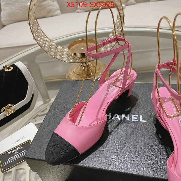 Women Shoes-Chanel luxury shop ID: SX5926 $: 109USD