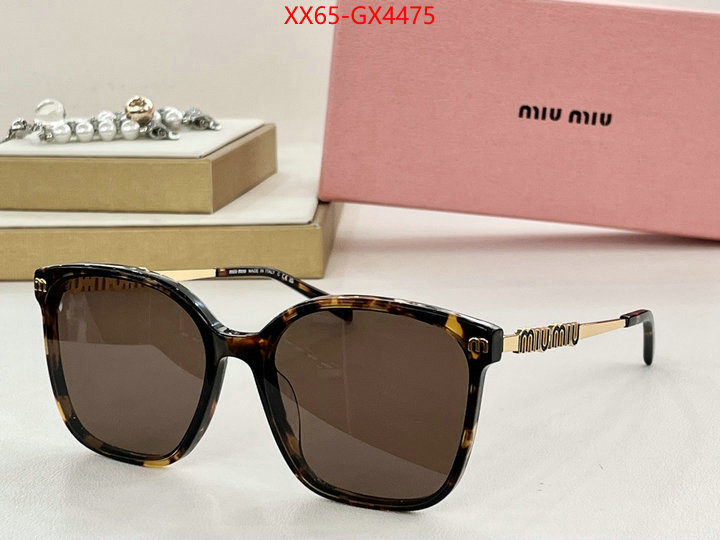 Glasses-Miu Miu at cheap price ID: GX4475 $: 65USD