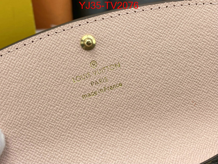 LV Bags(4A)-Wallet what is a counter quality ID: TV2076 $: 35USD,