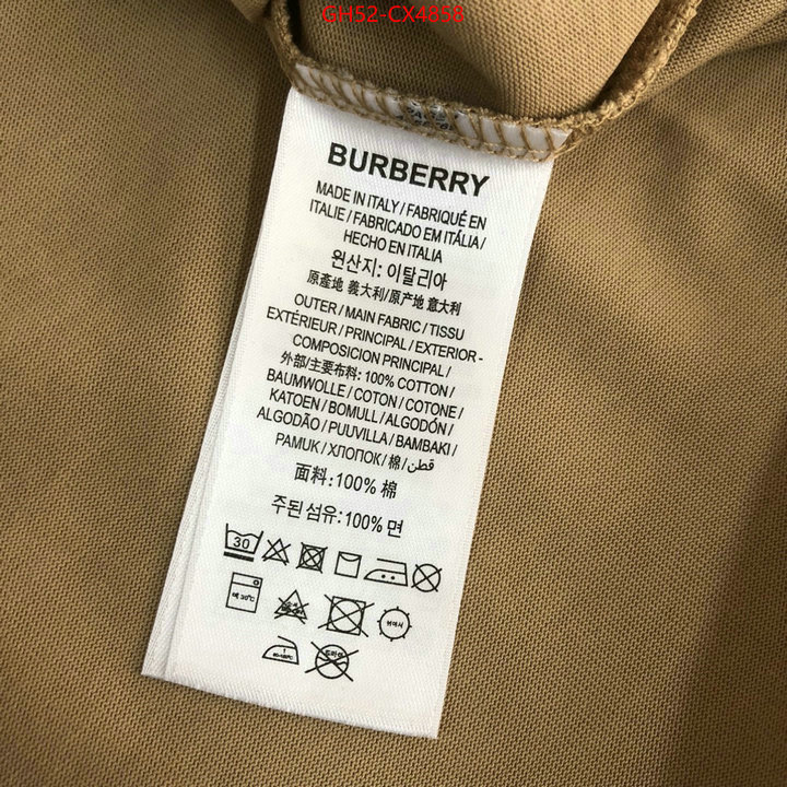 Clothing-Burberry wholesale ID: CX4858 $: 52USD