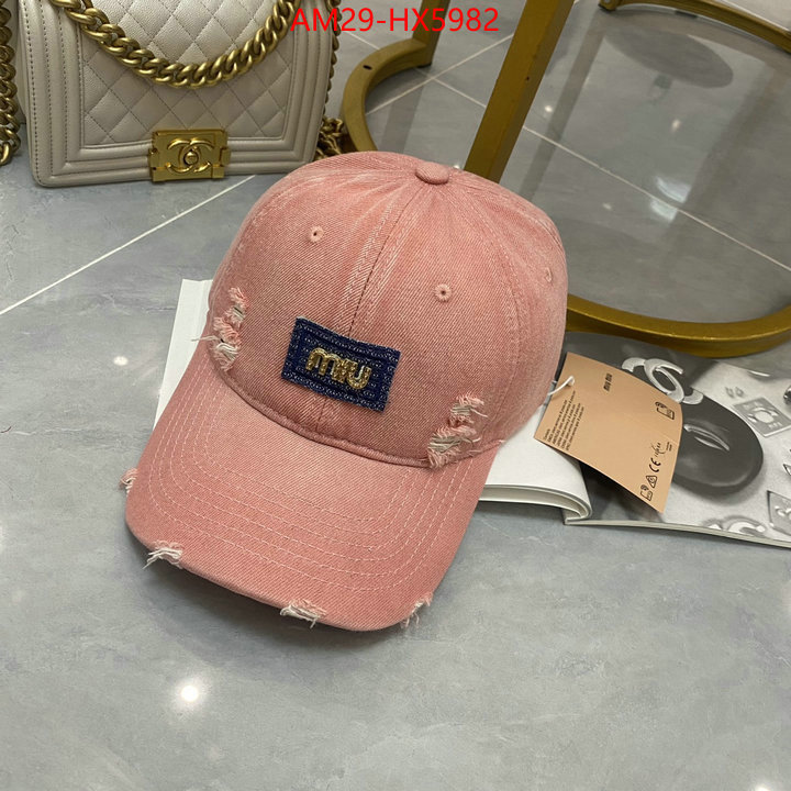 Cap(Hat)-Miu Miu replica sale online ID: HX5982 $: 29USD