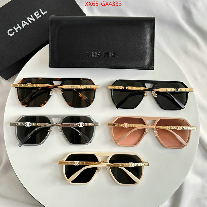 Glasses-Chanel how to buy replcia ID: GX4333 $: 65USD