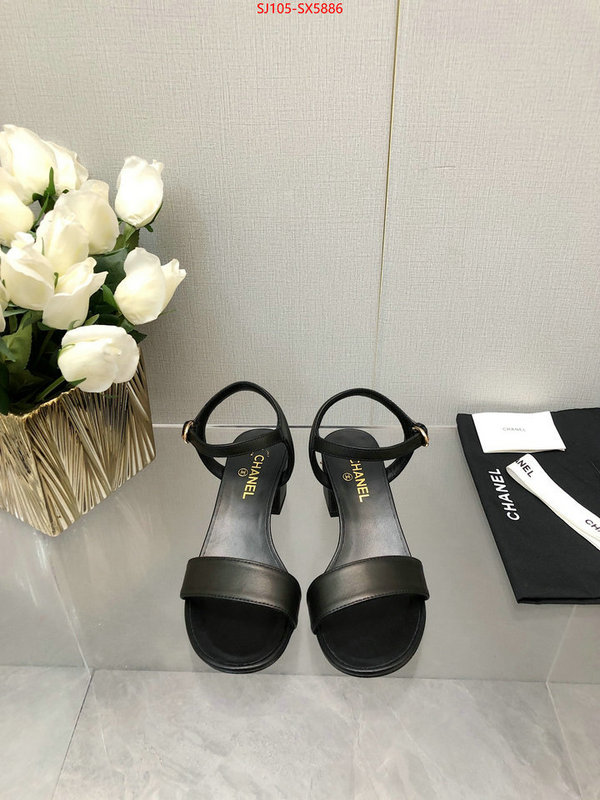 Women Shoes-Chanel good quality replica ID: SX5886 $: 105USD