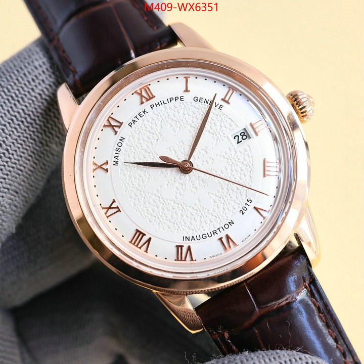 Watch(TOP)-Patek Philippe shop designer replica ID: WX6351 $: 409USD