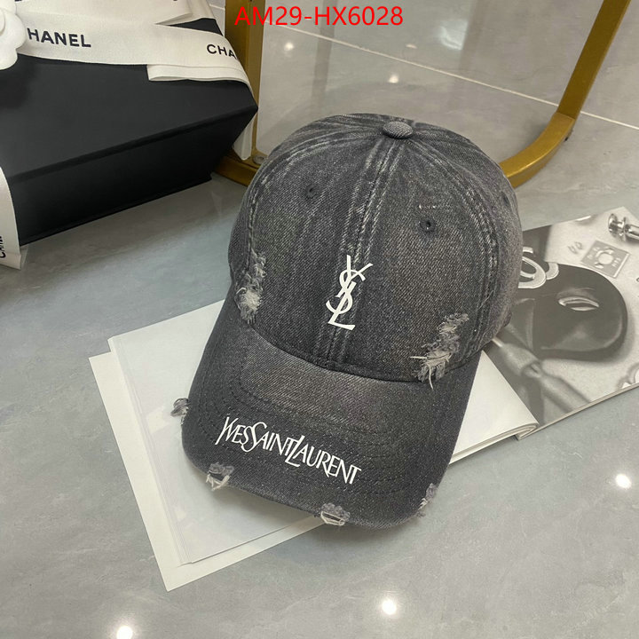 Cap (Hat)-YSL aaaaa+ quality replica ID: HX6028 $: 29USD