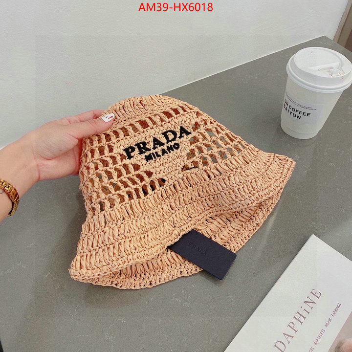 Cap (Hat)-Prada can you buy knockoff ID: HX6018 $: 39USD