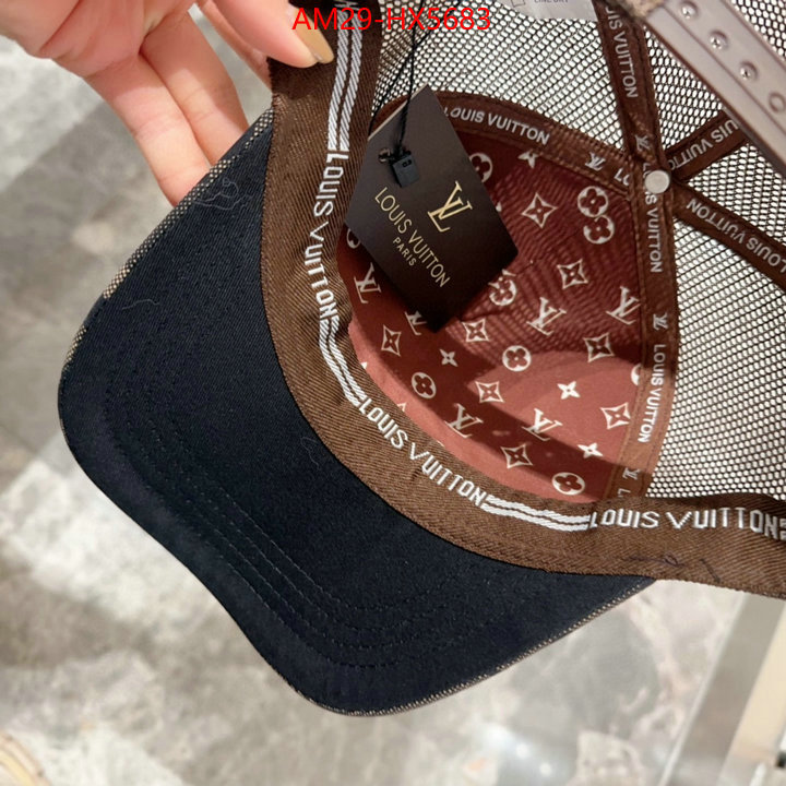 Cap(Hat)-LV outlet sale store ID: HX5683 $: 29USD