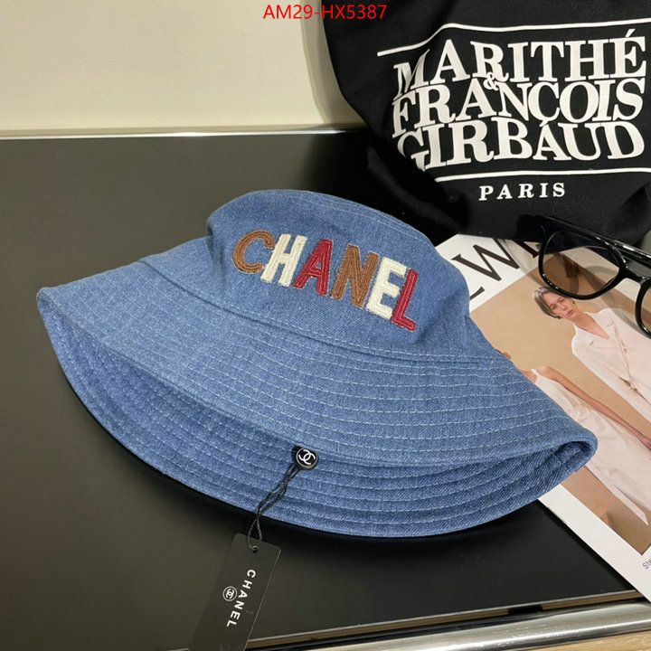 Cap (Hat)-Chanel designer 1:1 replica ID: HX5387 $: 29USD