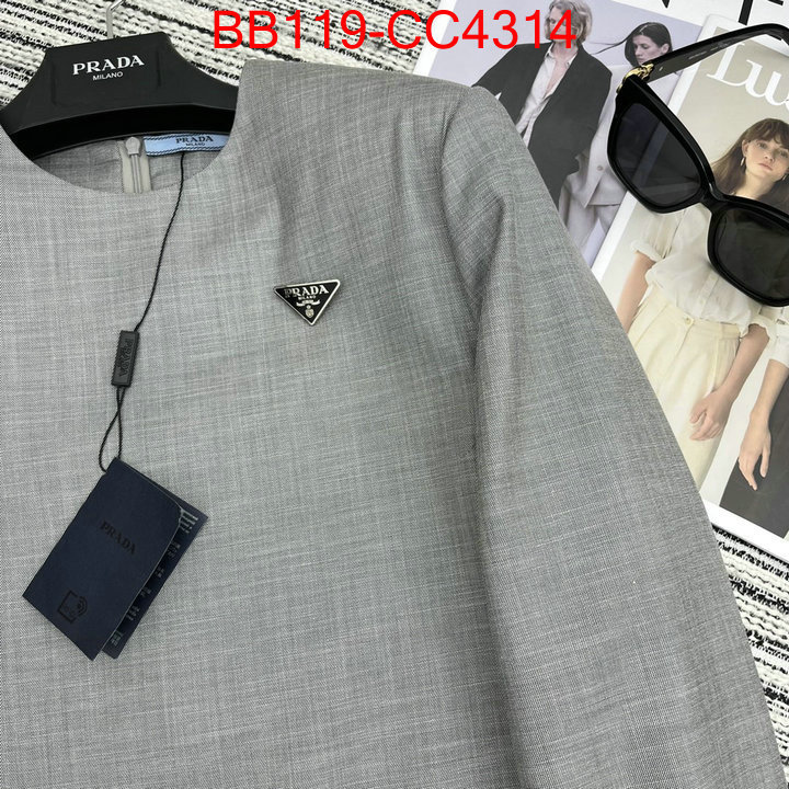 Clothing-Prada replica 1:1 high quality ID: CC4314 $: 119USD