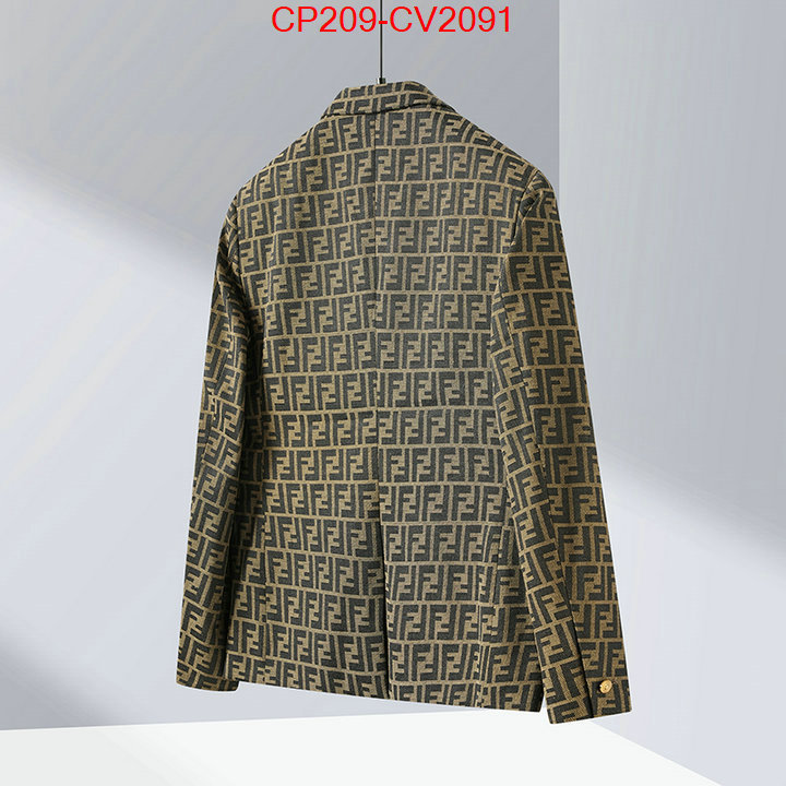 Clothing-Fendi luxury cheap replica ID: CV2091