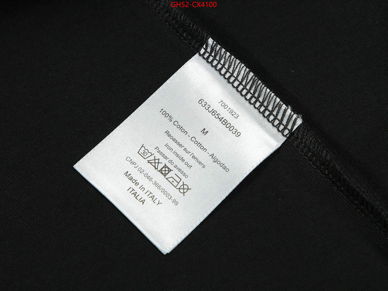 Clothing-Dior top perfect fake ID: CX4100 $: 52USD