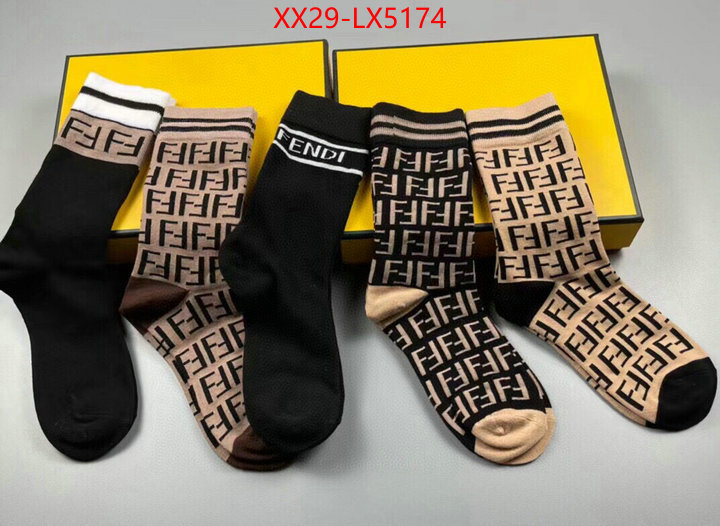 Sock-Fendi online china ID: LX5174 $: 29USD