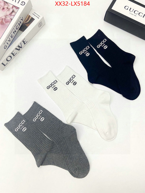 Sock-Gucci aaaaa replica ID: LX5184 $: 32USD