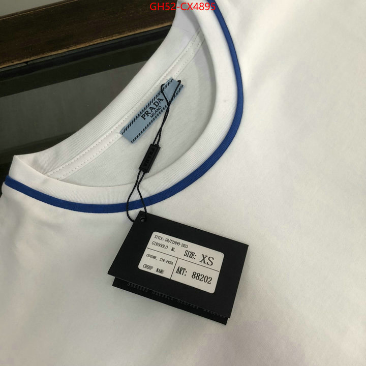 Clothing-Prada 1:1 clone ID: CX4895 $: 52USD