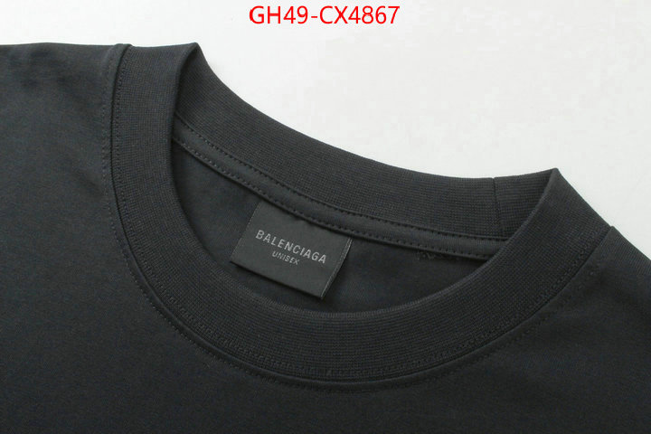 Clothing-Balenciaga luxury cheap replica ID: CX4867 $: 49USD