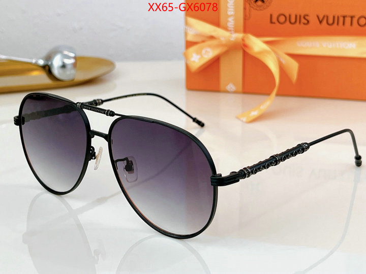 Glasses-LV the quality replica ID: GX6078 $: 65USD