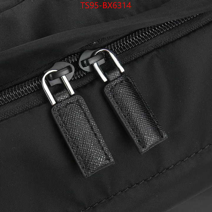 Prada Bags (4A)-Backpack- top grade ID: BX6314 $: 95USD,