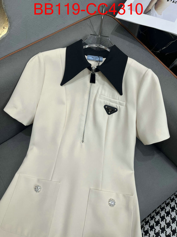 Clothing-Prada aaaaa quality replica ID: CC4310 $: 119USD