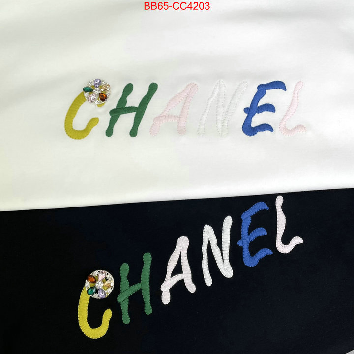 Clothing-Chanel styles & where to buy ID: CC4203 $: 65USD