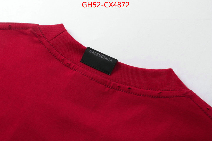 Clothing-Balenciaga replcia cheap from china ID: CX4872 $: 52USD