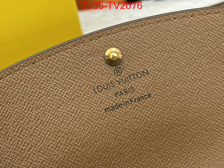 LV Bags(4A)-Wallet what is a counter quality ID: TV2076 $: 35USD,