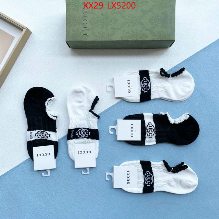 Sock-Gucci best replica new style ID: LX5200 $: 29USD