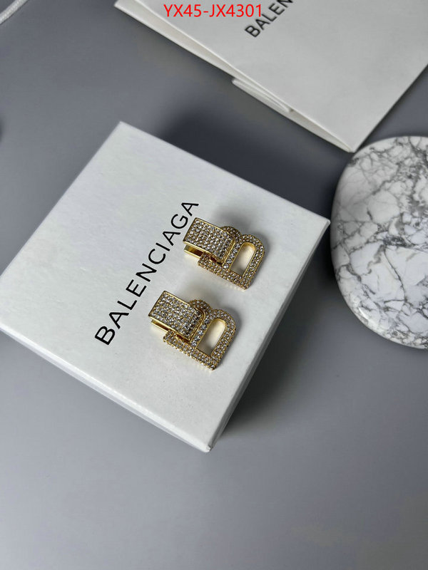 Jewelry-Balenciaga buy high-quality fake ID: JX4301 $: 45USD