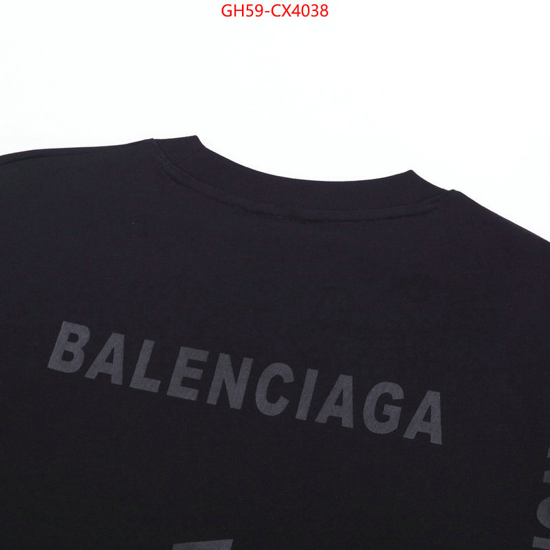 Clothing-Balenciaga replcia cheap from china ID: CX4038 $: 59USD