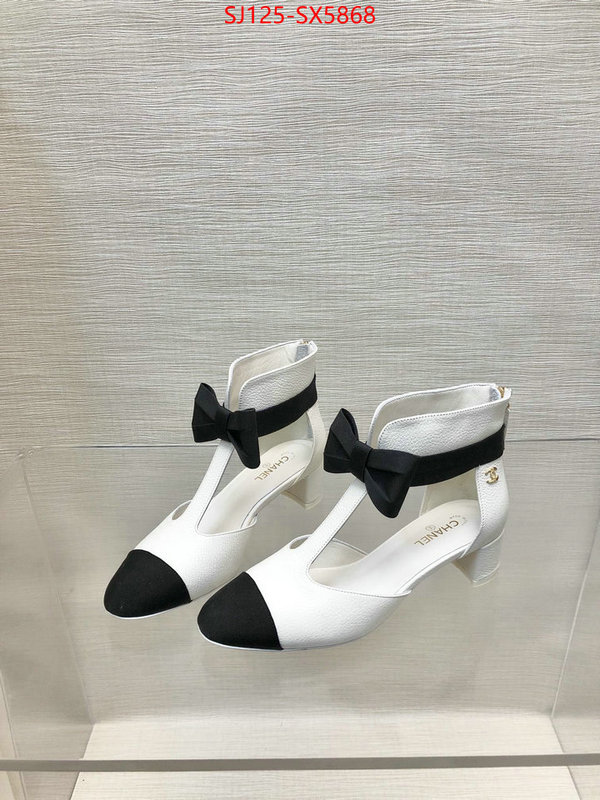 Women Shoes-Chanel how to find designer replica ID: SX5868 $: 125USD