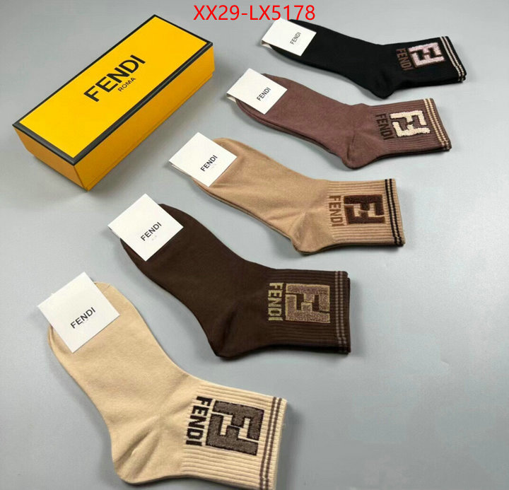 Sock-Fendi online store ID: LX5178 $: 29USD