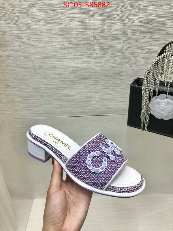 Women Shoes-Chanel customize best quality replica ID: SX5882 $: 105USD