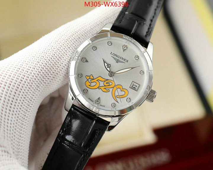 Watch(TOP)-Longines from china ID: WX6398 $: 305USD