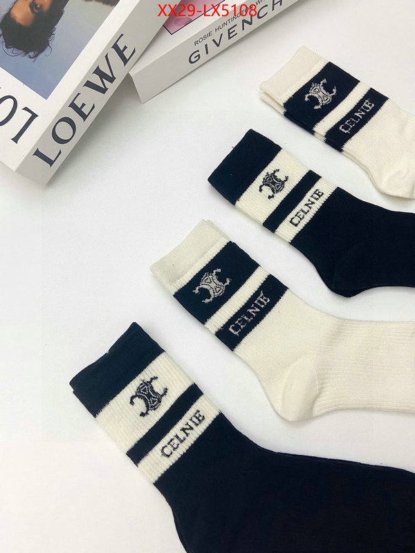 Sock-CELINE aaaaa+ class replica ID: LX5108 $: 29USD