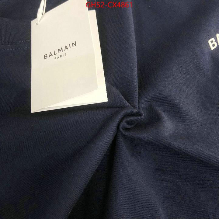 Clothing-Balmain 2024 aaaaa replica 1st copy ID: CX4861 $: 52USD
