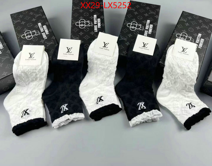 Sock-LV styles & where to buy ID: LX5252 $: 29USD