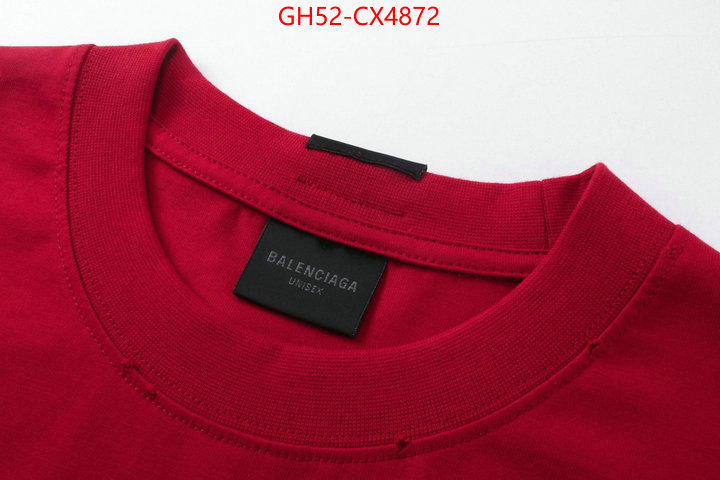 Clothing-Balenciaga replcia cheap from china ID: CX4872 $: 52USD