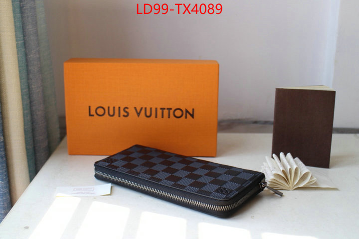 LV Bags(TOP)-Wallet shop designer ID: TX4089 $: 99USD,