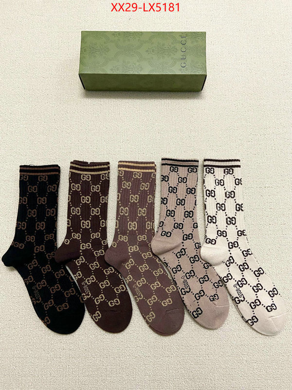 Sock-Gucci customize the best replica ID: LX5181 $: 29USD