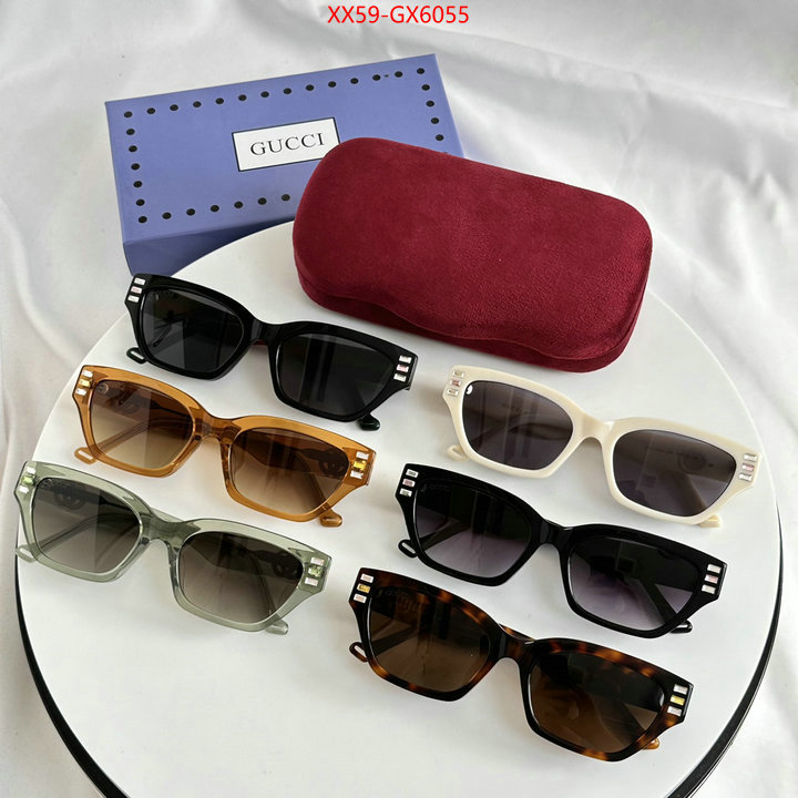 Glasses-Gucci wholesale replica shop ID: GX6055 $: 59USD