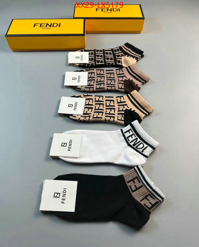 Sock-Fendi buy cheap ID: LX5179 $: 29USD