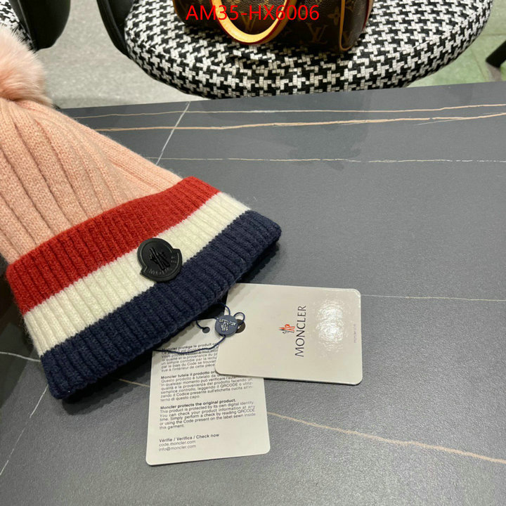 Cap(Hat)-Moncler the highest quality fake ID: HX6006 $: 35USD