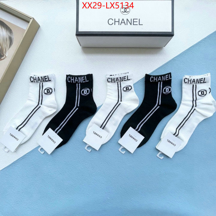 Sock-Chanel best quality designer ID: LX5134 $: 29USD