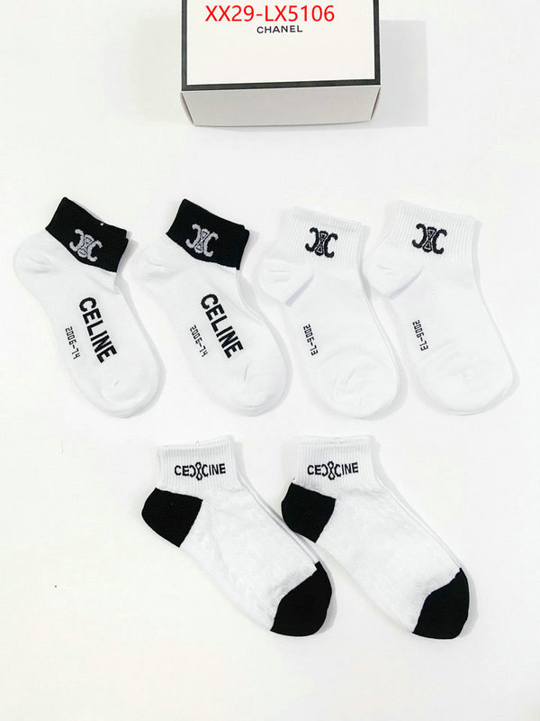 Sock-CELINE where to buy high quality ID: LX5106 $: 29USD