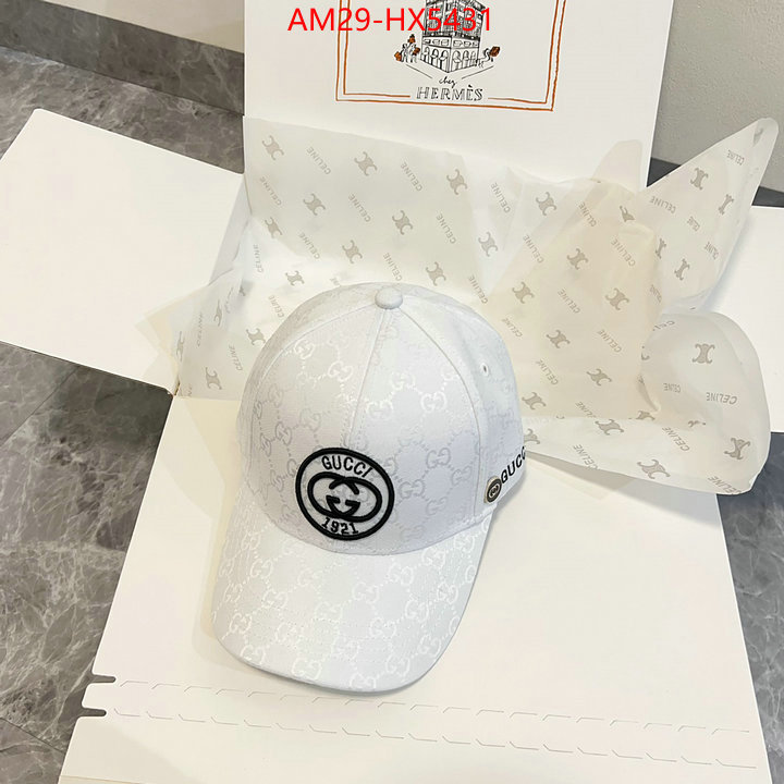 Cap(Hat)-Gucci high quality online ID: HX5431 $: 29USD