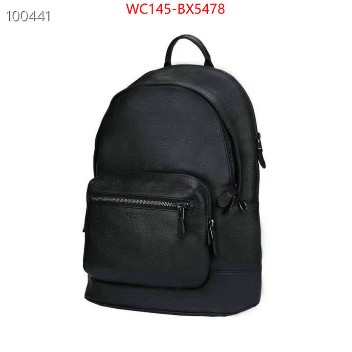 Coach Bags(4A)-Backpack- buy luxury 2024 ID: BX5478 $: 145USD,