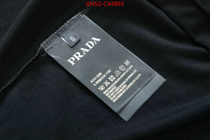 Clothing-Prada high-end designer ID: CX4893 $: 52USD