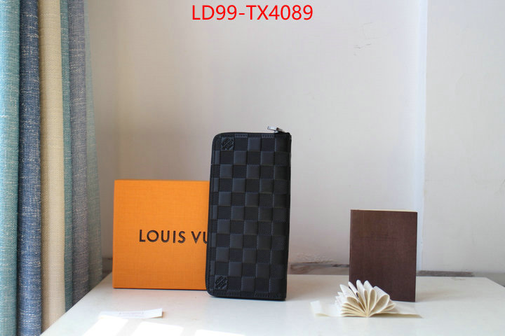 LV Bags(TOP)-Wallet shop designer ID: TX4089 $: 99USD,