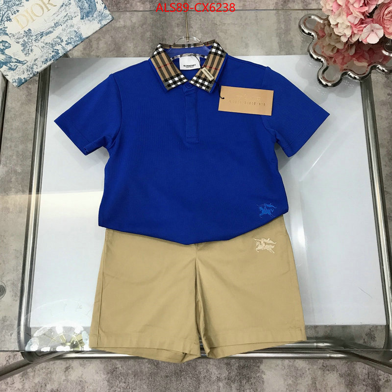 Kids clothing-Burberry best replica 1:1 ID: CX6238 $: 89USD