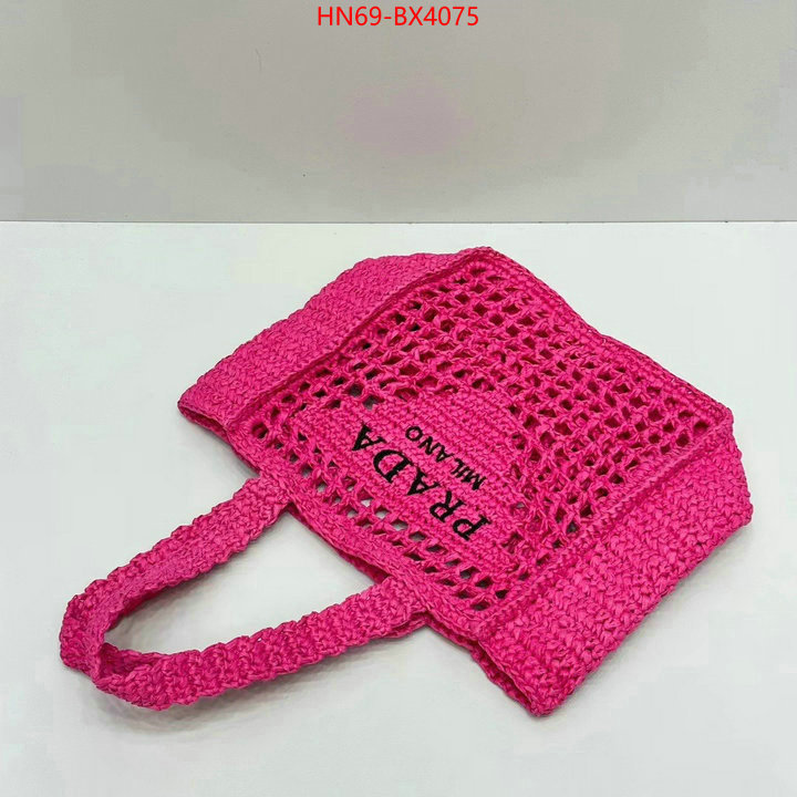 Prada Bags (4A)-Handbag- exclusive cheap ID: BX4075 $: 69USD,